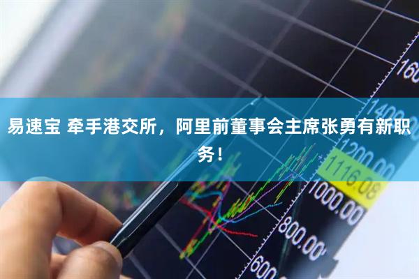 易速宝 牵手港交所，阿里前董事会主席张勇有新职务！